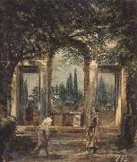 Diego Velazquez La Villa Medicis a Rome (le Pavillon d'Ariane) (df02) Norge oil painting reproduction